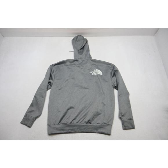 The North Face Fleece Hoodie Performance Gray Pullover Sweater Mens Size Small - Picture 10 of 11